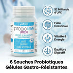 Probioline Expert 28 gélules flore intestinale - 6 souches probiotiques et 52 milliards UFC