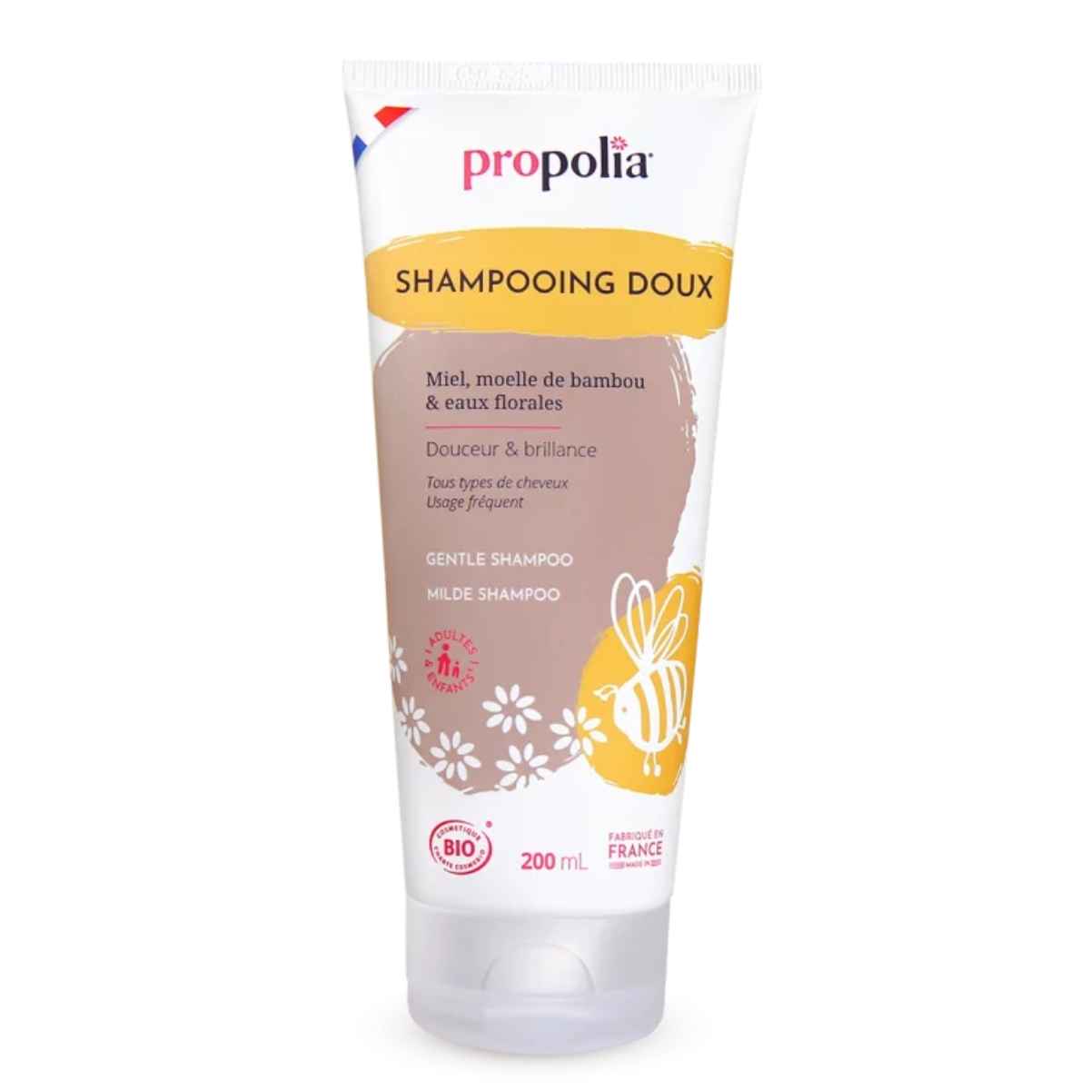Un shampooing doux propolia au miel 