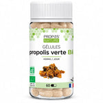 Propolis verte Bio 60 gélules Propos'Nature - Complément alimentaire naturel en flacon verre