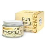 Un pot de Crème Visage Jour bio Pur'Immortelle de 50ml de la marque Propos'Nature
