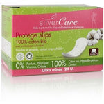 Un paquet de 24 protège-slips en coton bio Silver Care avec emaballage individuel