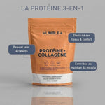 Bienfaits de la Protéine + collagène goût chocolat de Humble +