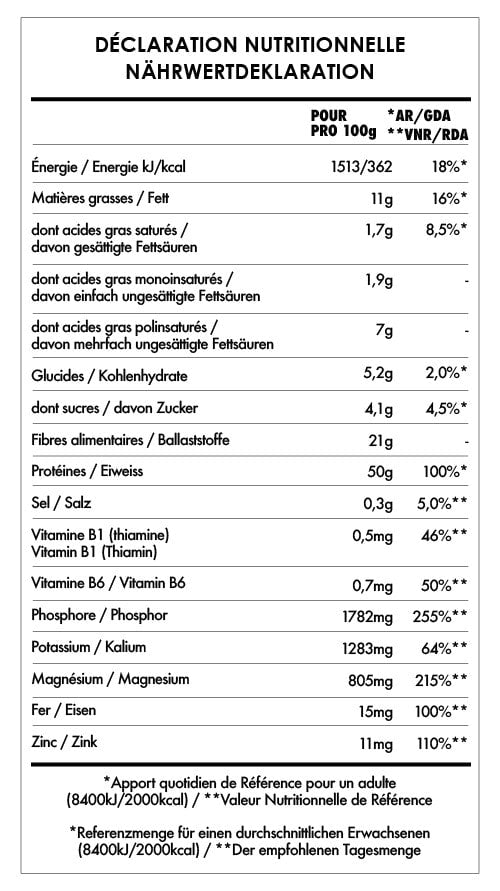 Protéine de chanvre bio en poudre (250g) - Iswari