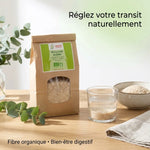 Psyllium Blond bio 250g Graine Sauvage avec fibre organique pour transit digestif naturel
