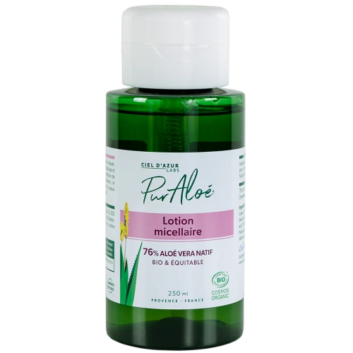 Lotion micellaire certifiée bio 250ml Pur aloé 250ml