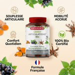 Quatuor Bio Articulation 150 gélules Superdiet avec bénéfices articulaires et formule française certifiée bio