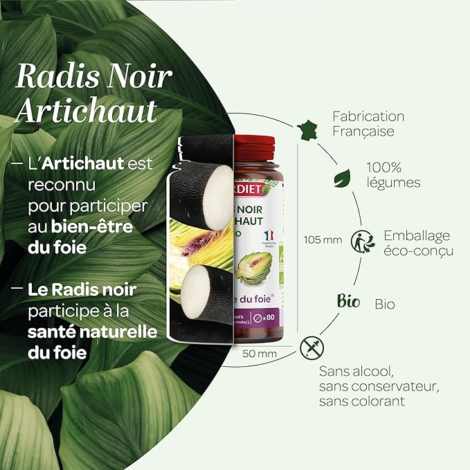 Les bienfaits du Radis Noir & Artichaut Bio Superdiet