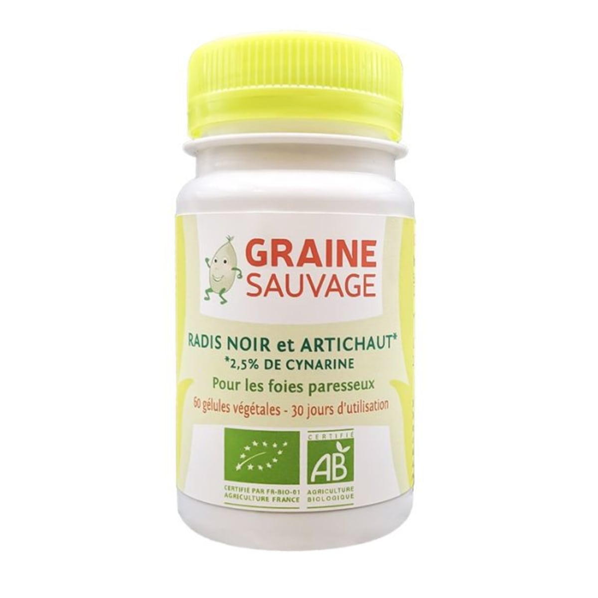 Radis noir / Artichaut bio de 60 gélules de Graine sauvage.