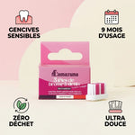 Recharge 3 têtes de brosse à dents extra souple Lamazuna, zéro déchet, gencives sensibles