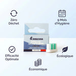 Recharge brosse à dents Lamazuna 3 têtes medium zéro déchet écologique économique