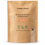 Recharge dentifrice argile blanche Coquelicot Comme Avant 180ml packaging kraft