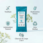 Recharge gel douche 2 en 1 Criste Marine Pimpant - emballage turquoise avec bénéfices