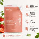 Recharge dentifrice fruits rouges 350g Endro avec fluor et origine naturelle pour enfants