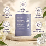 Recharge déodorant stick Endro ménopause - Protection 48h peaux sensibles bio zéro déchet