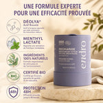 Recharge déodorant stick Endro ménopause avec ingrédients naturels et protection 48h