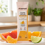 Recharge liquide vaisselle agrumes Pimpant 25g avec agrumes frais et gouttes d'eau