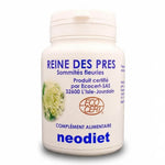 Flacon blanc Reine des prés 100 gélules Vital Osmose avec logo EcoCert et fleur de reine des prés