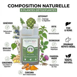 Renal'Urinaire Naturachavel 1L avec 8 plantes détoxifiantes pour foie et reins du cheval