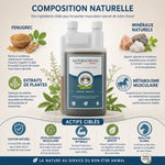 Flacon Naturachavel Renfor'Muscles 1L avec ingrédients naturels pour développement musculaire équin