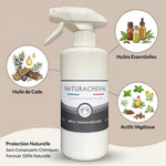 Répul' Taons & Mouches 500ml Naturacheval - spray naturel à huile de cade pour chevaux