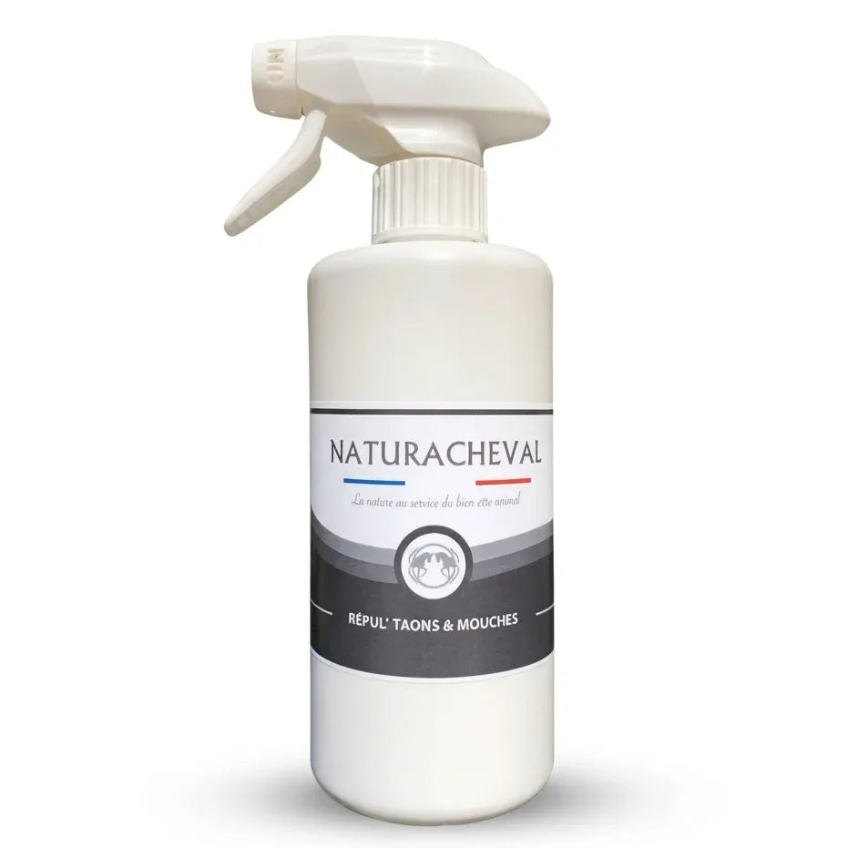 Spray répulsif taons et mouches Naturacheval 500ml flacon blanc