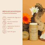 Les bienfaits du Répulsif Moustique Solide au Beurre de Murumuru Comme Avant