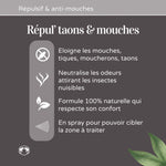 Avantages du répulsif taons et mouches de la marque naturacheval