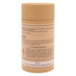 Photo de l'arrière du packagin du répulsif Moustique Solide Comme Avant avec la liste des ingrédients visible