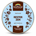 Pastilles Rester Zen Biofloral en boîte métallique - Fleurs de Bach bio pour relaxation naturelle
