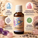 Rhodocrosite élixir de cristal Ansil 30ml avec ingrédients et chakra du cœur