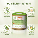 Rhumafort 90 gélules Graine Sauvage - Confort articulaire et mobilité renforcée