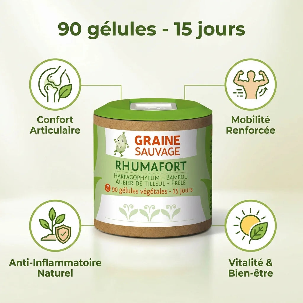 Rhumafort 90 gélules Graine Sauvage - Confort articulaire et mobilité renforcée