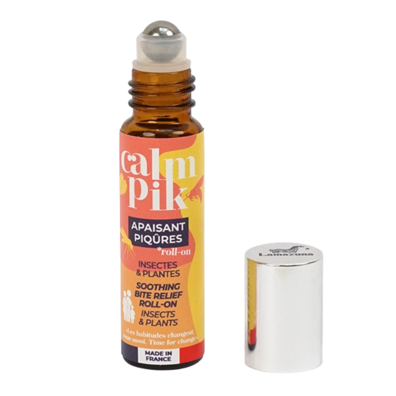 Un roll on apaisant piqûre moustique Calm Pik de Lamazuna