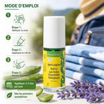 Roll-on MoustiCare 5ml bio contre piqûres moustiques avec mode d'emploi et ingrédients naturels