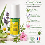 Roll-on MoustiCare Bio 5ml avec huiles essentielles, aloe vera et ingrédients naturels certifiés