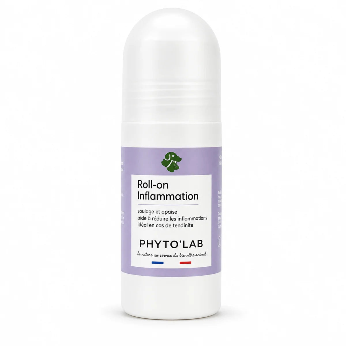 Roll-on Inflammation Phyto'Lab 65ml pour muscles et articulations sur fond blanc