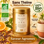 Rooibos Esprit d'Afrique du Sud bio 100g - Boîte dorée certifiée agriculture biologique