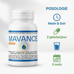 Samavance Fatigue et Stress - Flacon posologie 2 gélules matin et soir, cure 3 mois