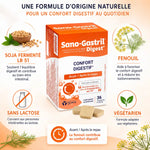 Sano-Gastril Digest 36 comprimés Yalacta avec ingrédients soja fermenté, fenouil, sans lactose, végétarien