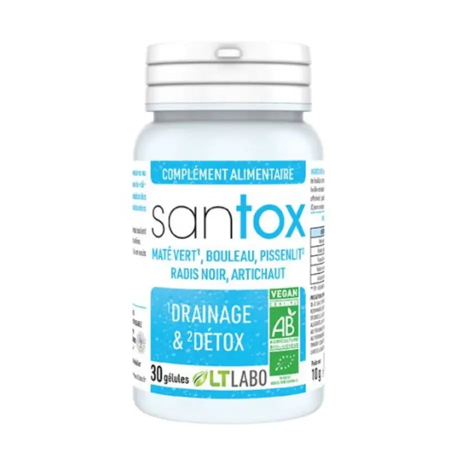 Boîte de 30 gélules Santox de la marque LT Labo