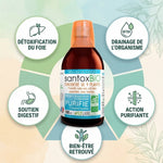 Santox Buvable Bio 500ml LT Labo avec bénéfices détoxification foie et drainage organisme