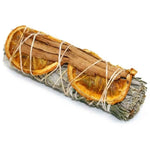 un fagot de purification sauge, orange et cannelle