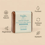 Savon d'Alep Najel à la Boue de la Mer Morte 100g avec bénéfices purifiant et exfoliant