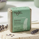 Savon d'Alep Najel à la boue de la Mer Morte 100g en packaging vert menthe