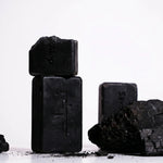 Savon d'Alep Najel charbon bio 100g packaging noir fond blanc