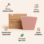 Savon de rasage Comme Avant huile de pépins de raisin bio avec bénéfices : glisse, douceur, protection naturelle