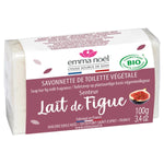 Un savon de toilette végétale seneur lait de figue de la marque Emma Noël