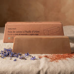 Savon Comme Avant à l'huile de bourrache et argile rouge avec fleurs séchées