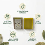 Savon neutre Antheya 100g peaux fragiles hydratation apaisement peau sensible