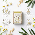 Savon neutre Antheya 100g avec ingrédients naturels pour peaux fragiles